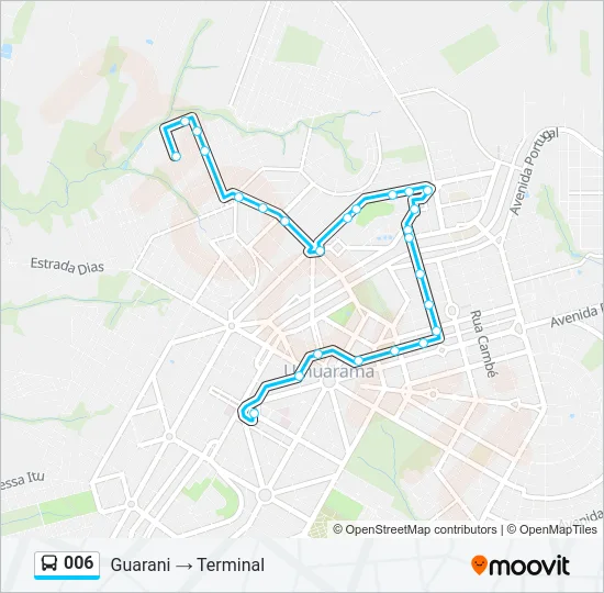 006 Bus Line Map