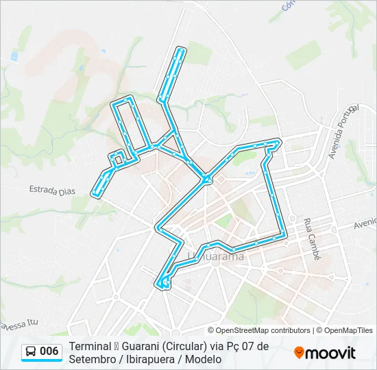 006 Bus Line Map