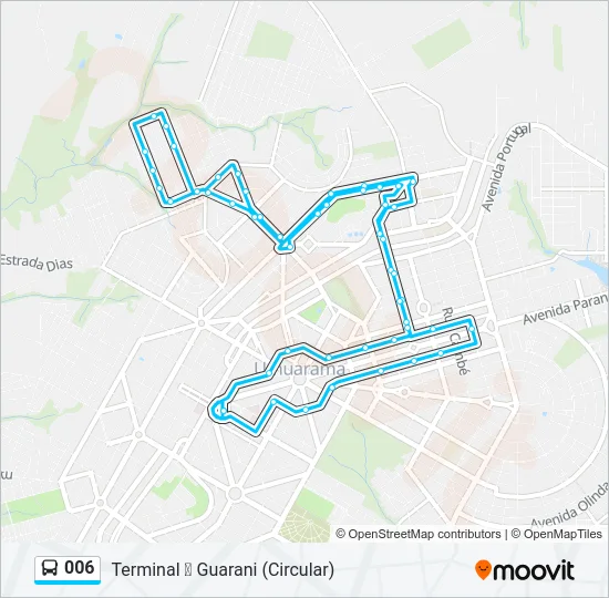 006 Bus Line Map