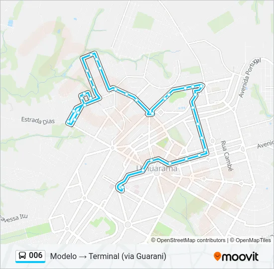 006 Bus Line Map