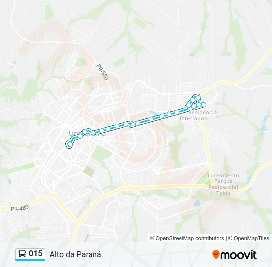 015 Bus Line Map