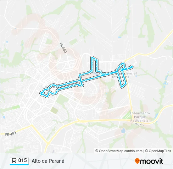 015 Bus Line Map