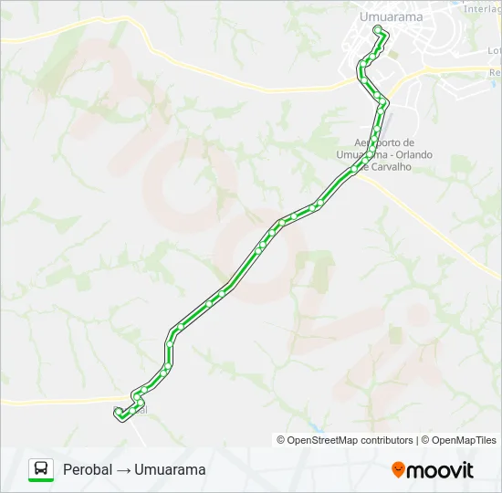 0938-400 Bus Line Map