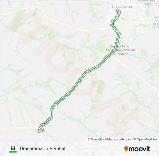0938-400 Bus Line Map