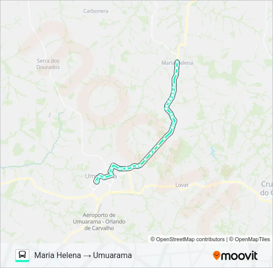 0989-440 Bus Line Map