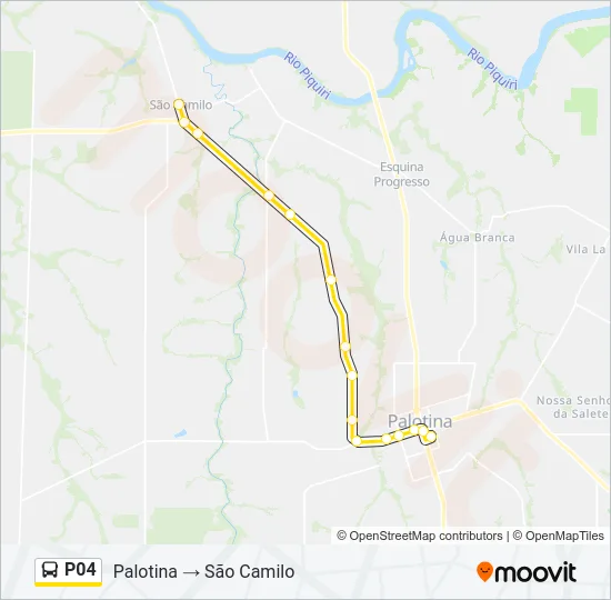 P04 Bus Line Map
