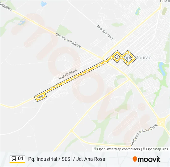 01 Bus Line Map