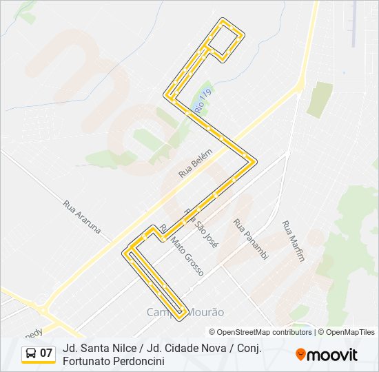 07 bus Line Map