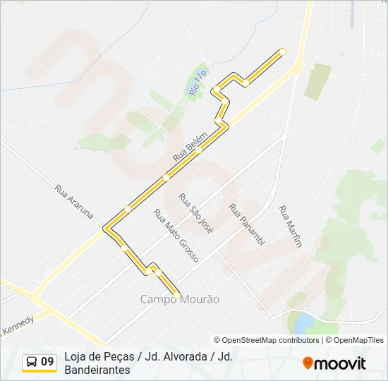 09 Bus Line Map