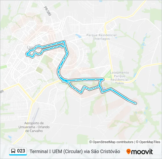 023 Bus Line Map