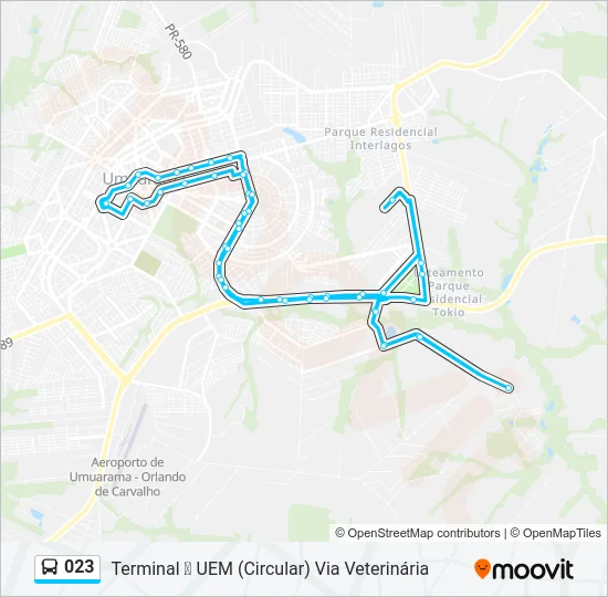 023 Bus Line Map
