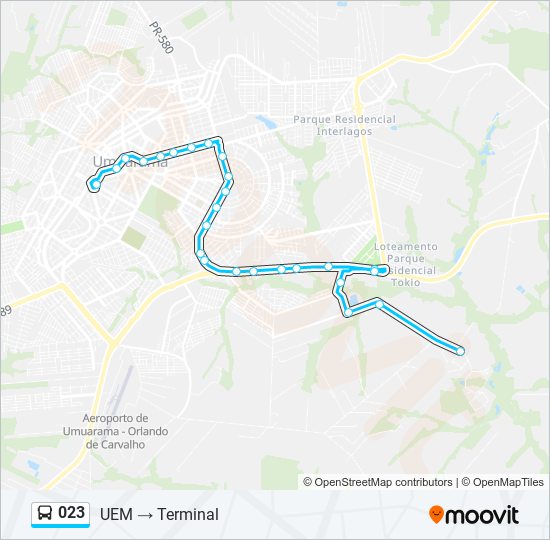 023 bus Line Map