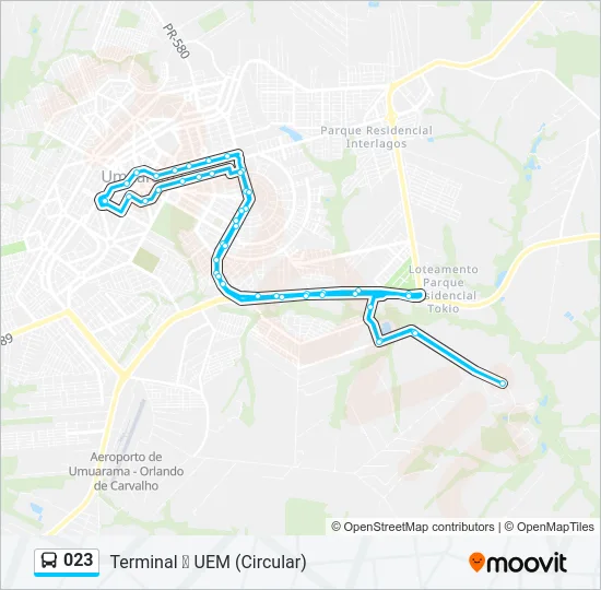 023 Bus Line Map