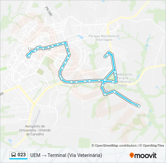 023 Bus Line Map