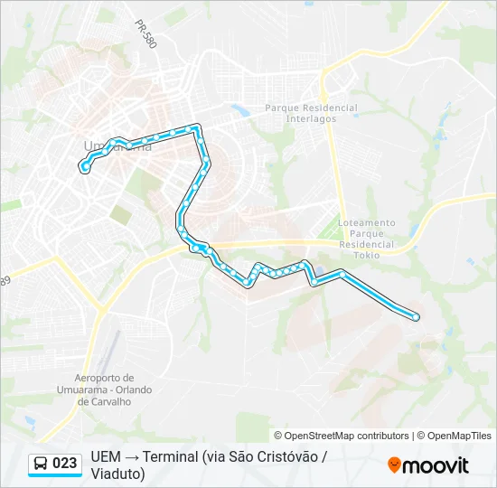 023 Bus Line Map