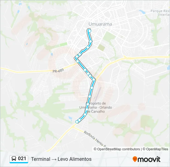 021 Bus Line Map