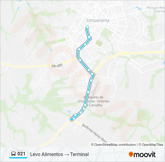 021 Bus Line Map