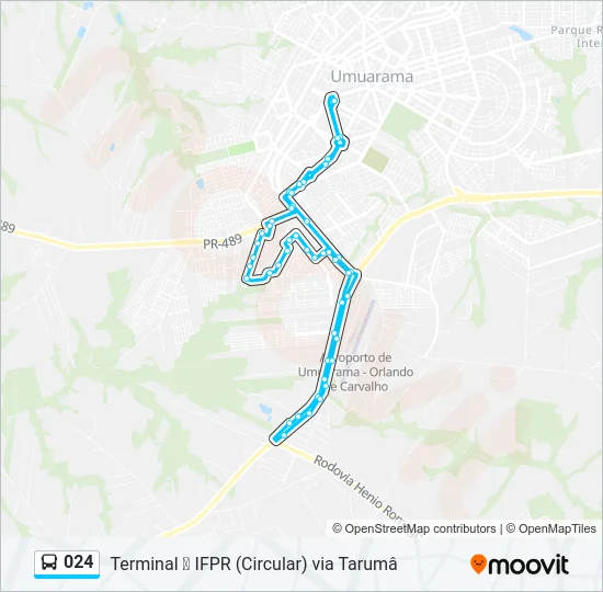 024 Bus Line Map