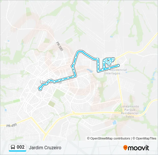 002 Bus Line Map