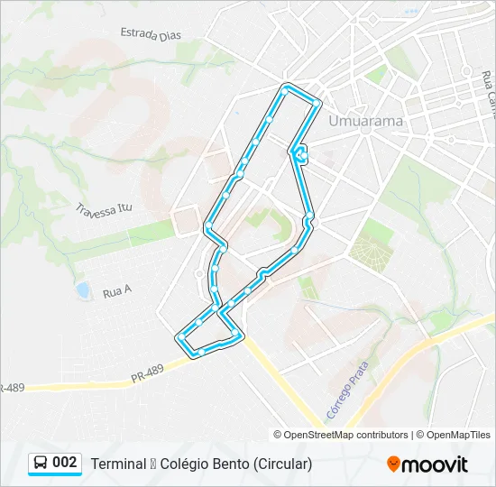 002 Bus Line Map