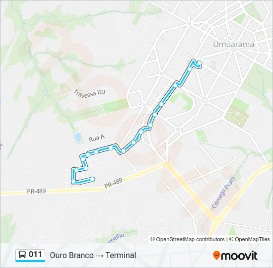 011 Bus Line Map