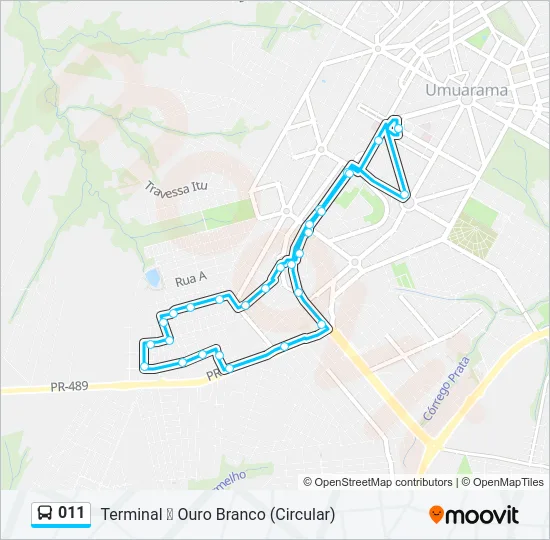 011 Bus Line Map