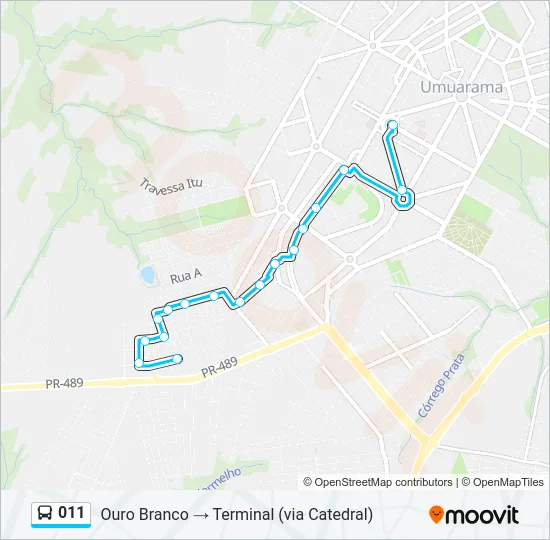 011 Bus Line Map