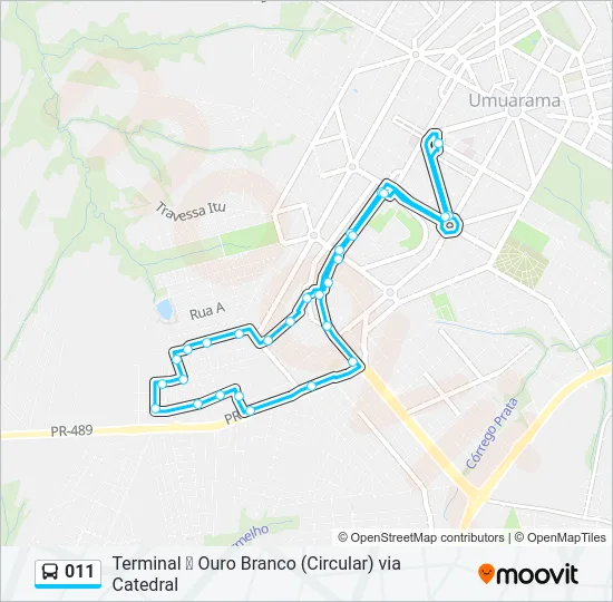011 Bus Line Map