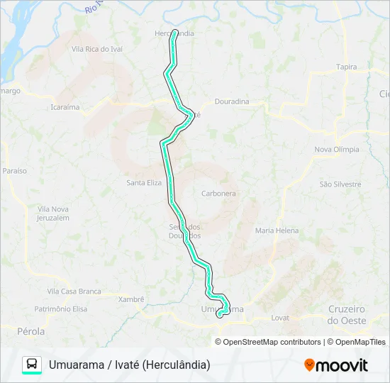 0700-500 Bus Line Map