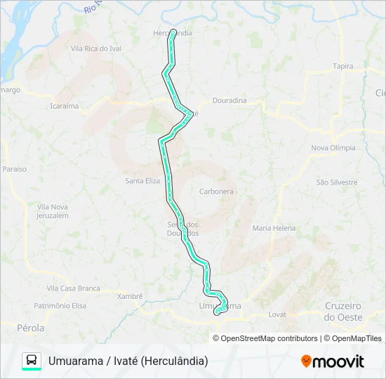 0700-500 Bus Line Map
