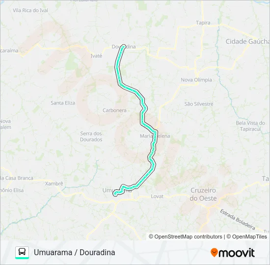 0989-400 Bus Line Map
