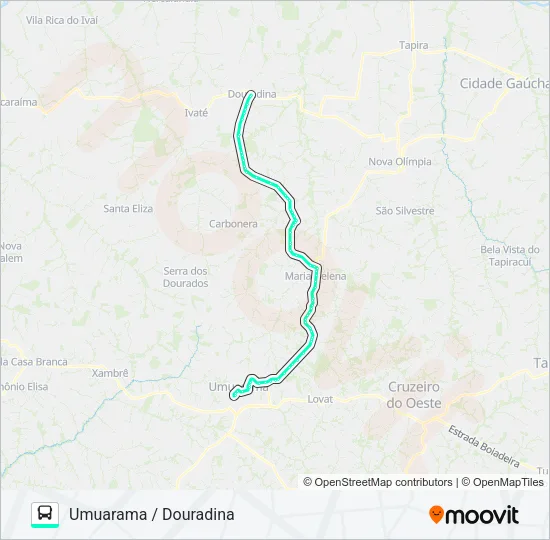 0989-400 Bus Line Map