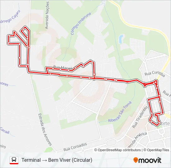 015 BEM VIVER Bus Line Map