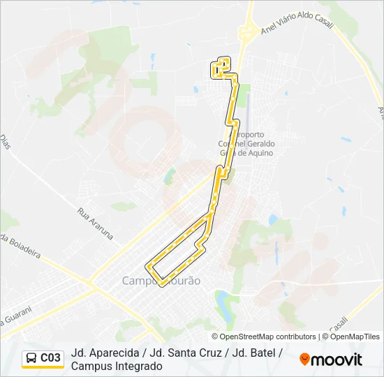 C03 Bus Line Map