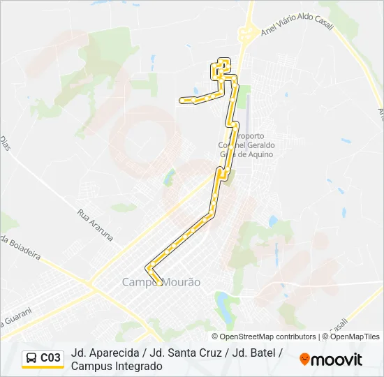 C03 Bus Line Map