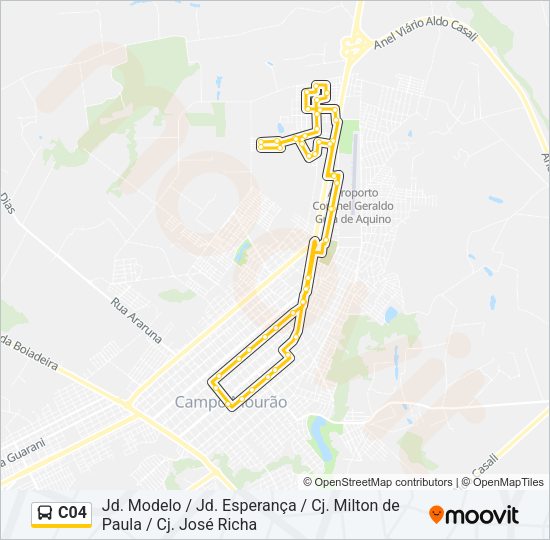 C04 Bus Line Map