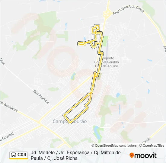 C04 Bus Line Map
