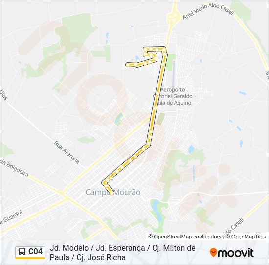 C04 Bus Line Map