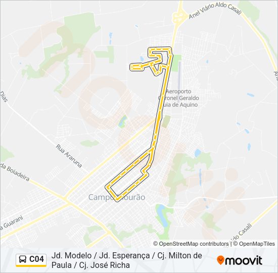 C04 Bus Line Map