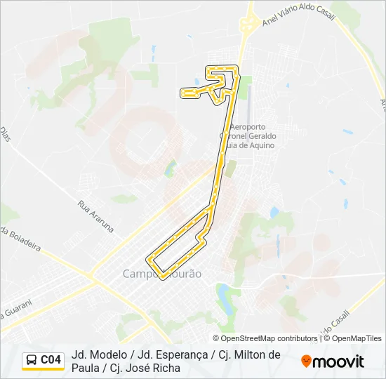 C04 Bus Line Map