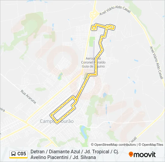 C05 Bus Line Map