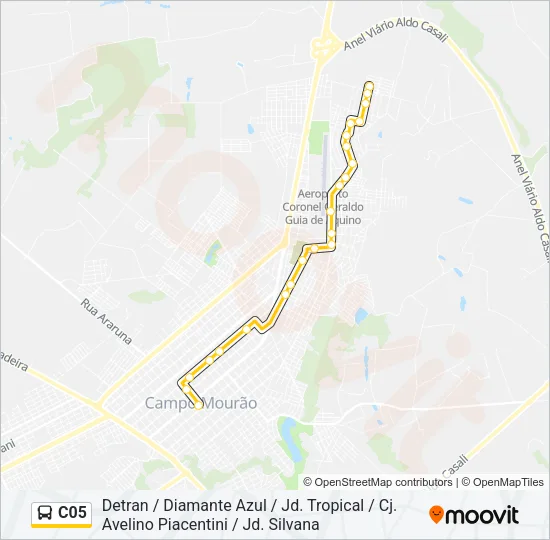 C05 Bus Line Map