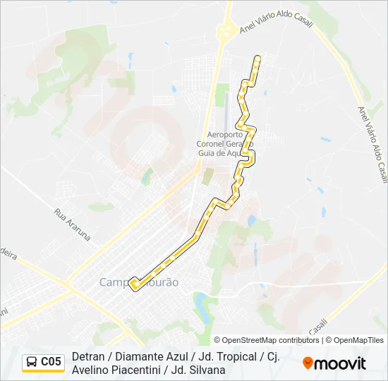 C05 Bus Line Map