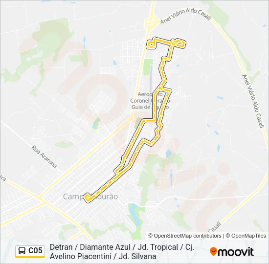 C05 Bus Line Map
