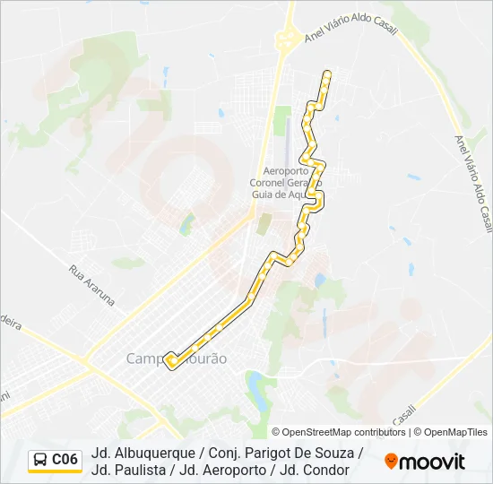 C06 Bus Line Map