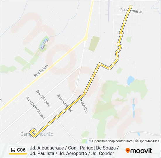 C06 Bus Line Map
