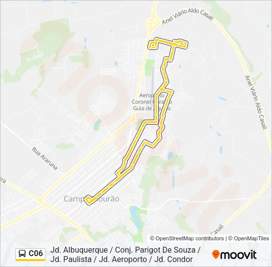 C06 Bus Line Map