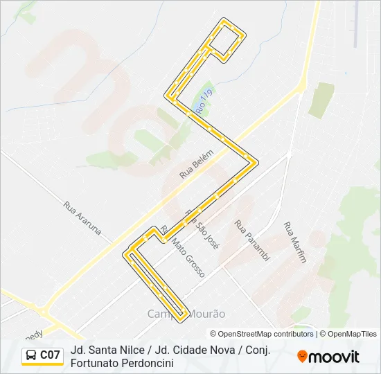 C07 Bus Line Map