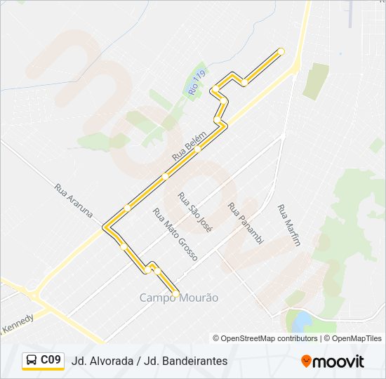 C09 Bus Line Map