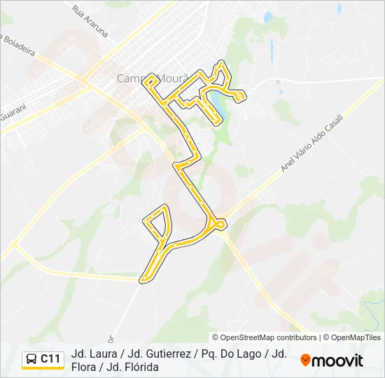 C11 Bus Line Map